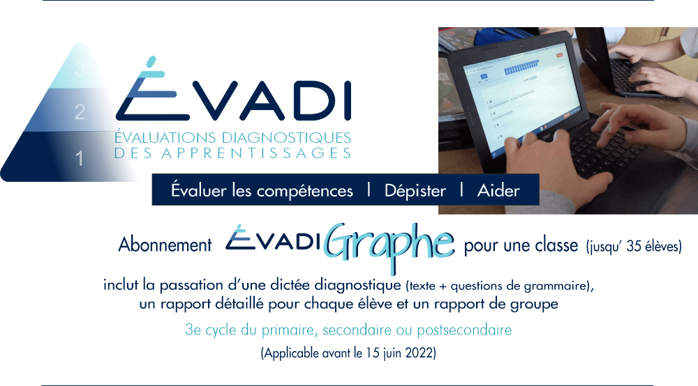 Abonnement ÉvadiGraphe pour une classe